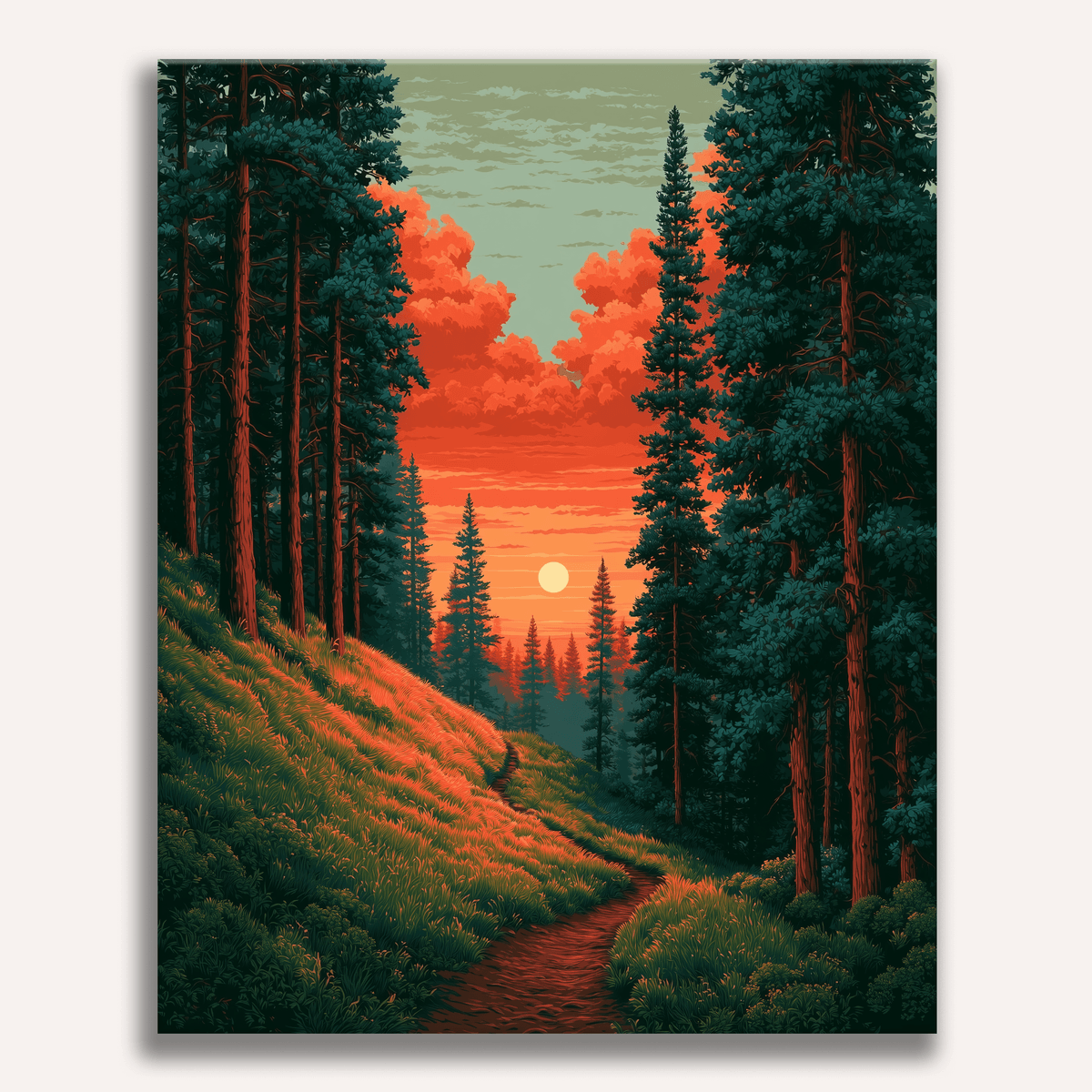 Forest Trail - Number Artist Paint by Numbers Kits