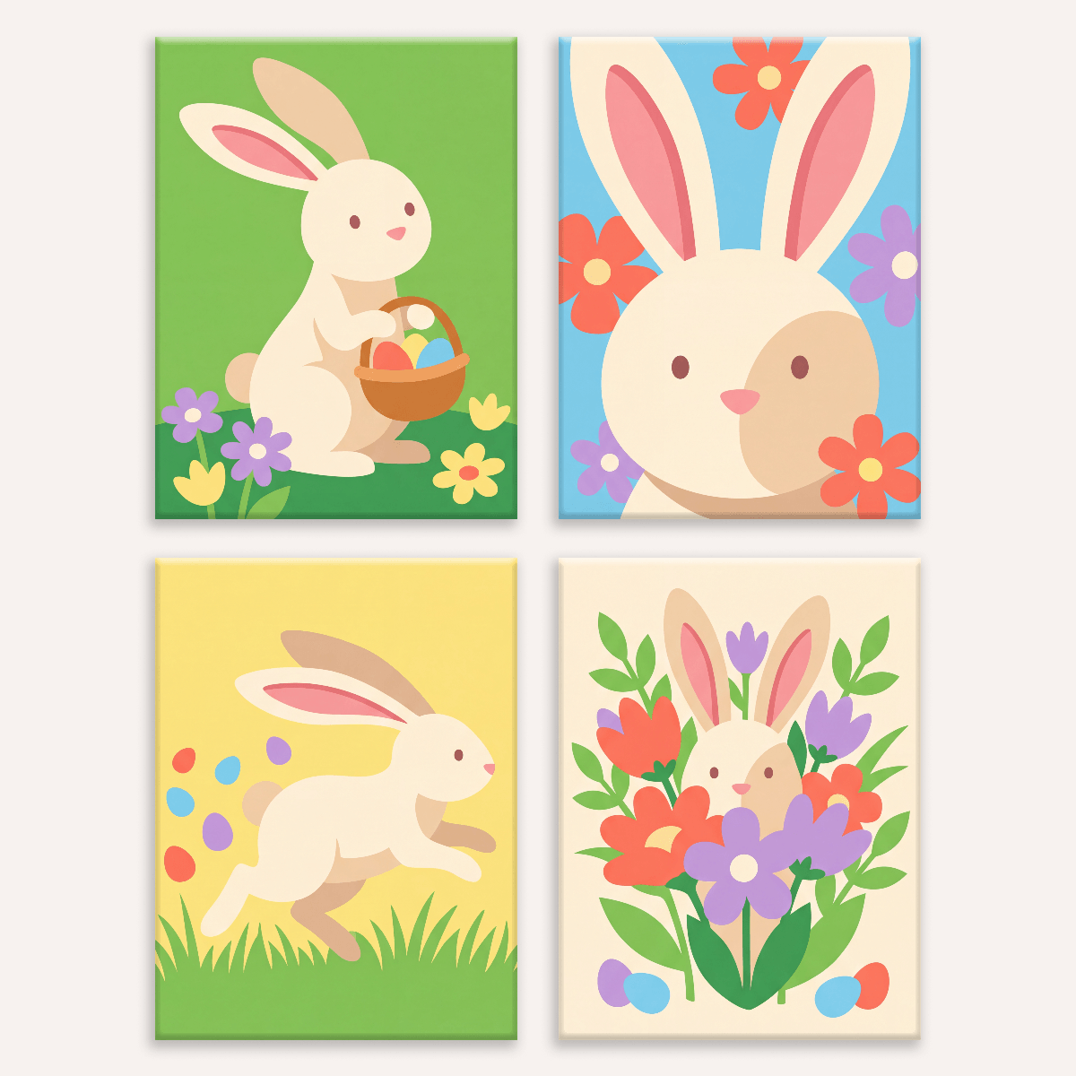Bunny Delight - Number Artist Paint by Numbers Kits