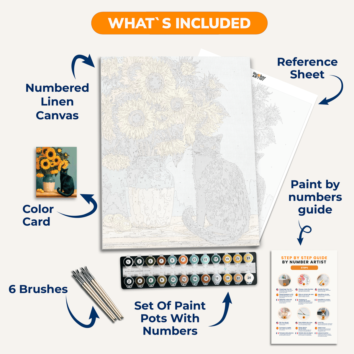 Gentle Sunday - Number Artist Paint by Numbers Kits