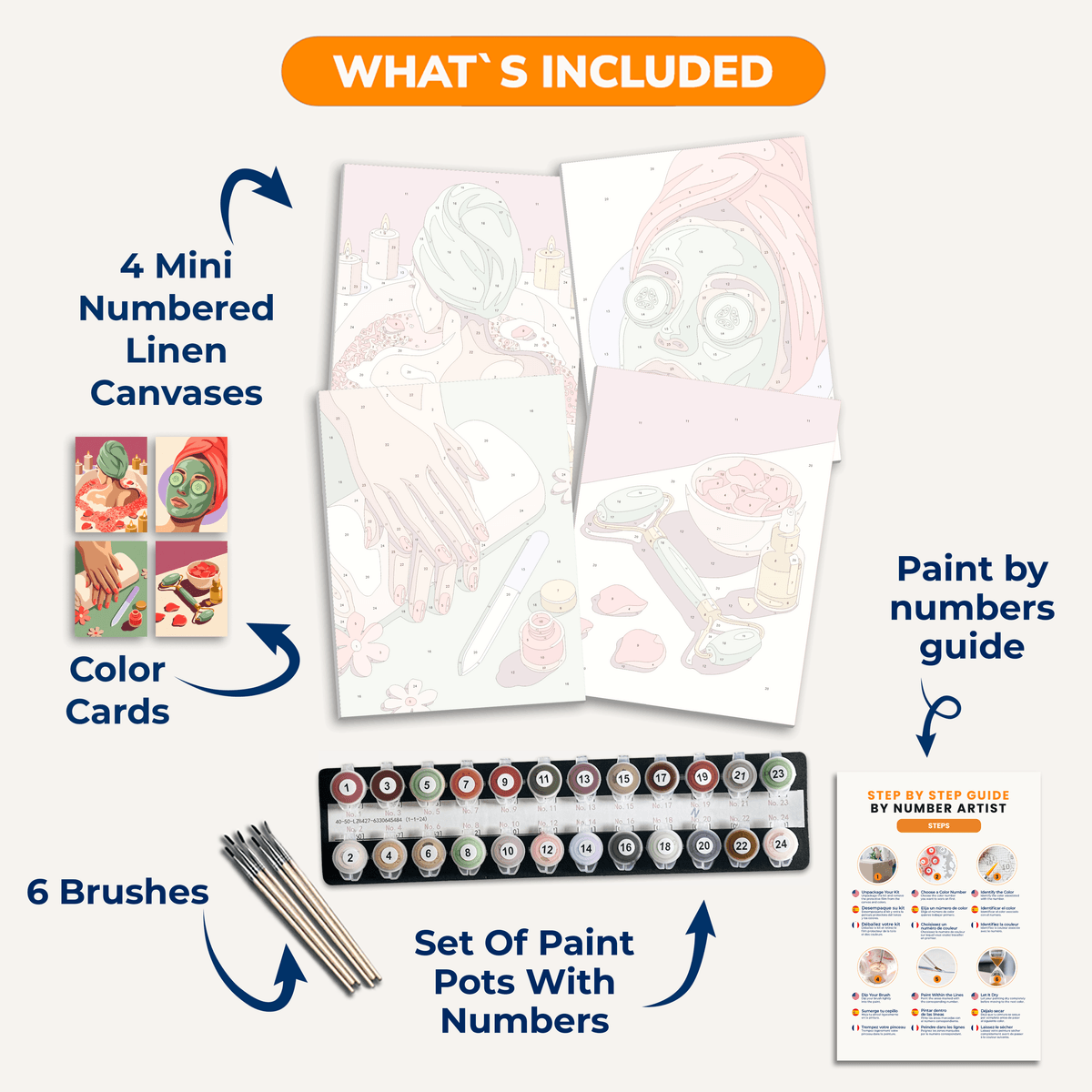 Pamper Ritual - Number Artist Paint by Numbers Kits