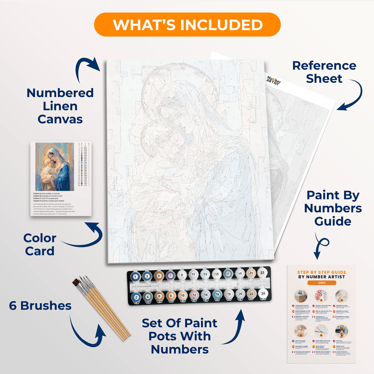Hail Mary - Number Artist Paint by Numbers Kits