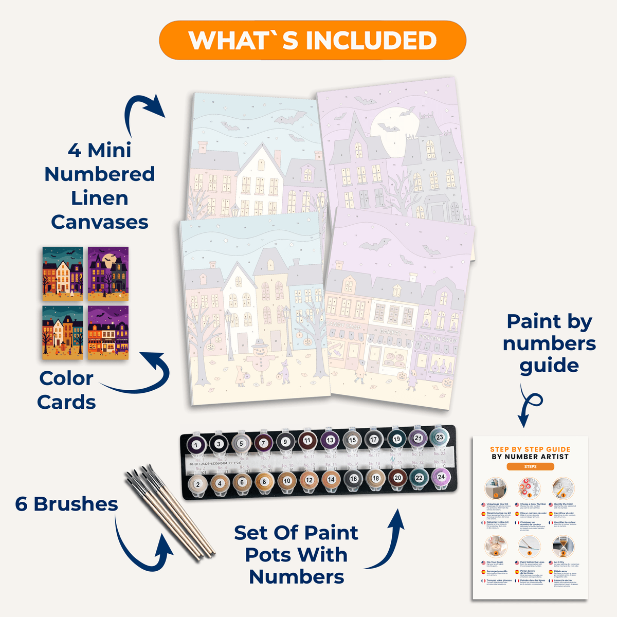 Haunted Village - Number Artist Paint by Numbers Kits