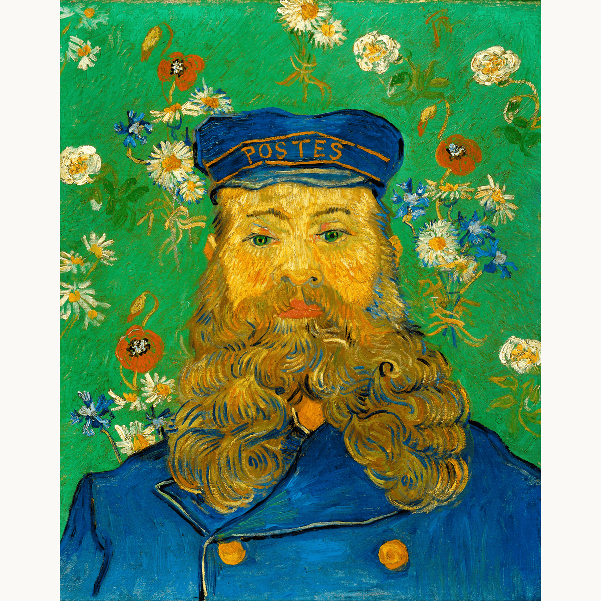 Portrait of the Postman Joseph Roulin by Vincent Van Gogh - Number Artist Paint by Numbers Kits