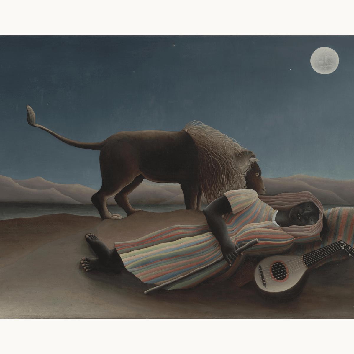 The Sleeping Gypsy by Henri Rousseau - Number Artist Paint by Numbers Kits
