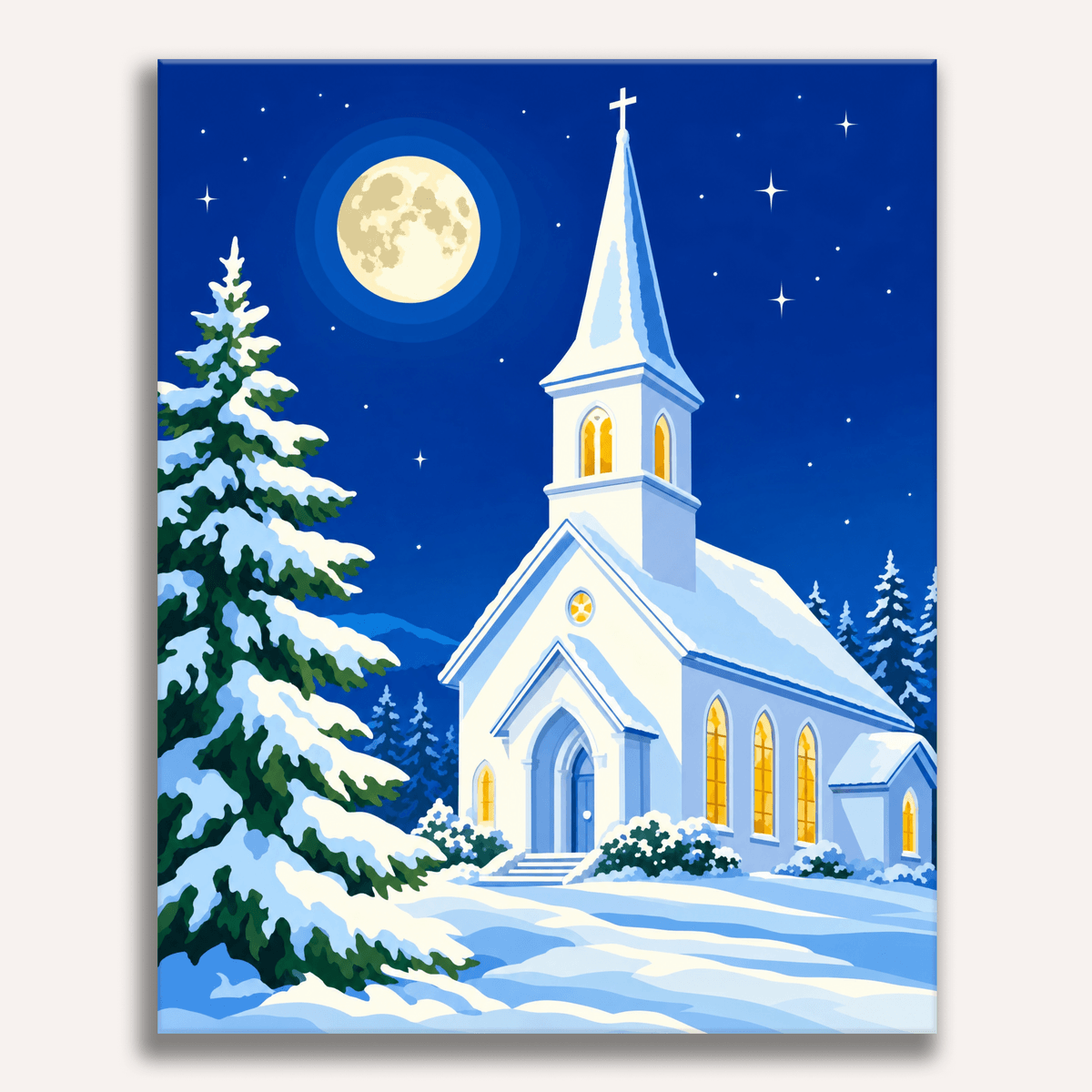 Midnight Peace - Number Artist Paint by Numbers Kits