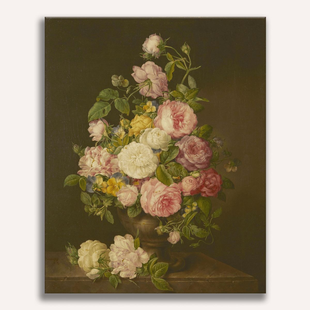 Flower Still Life by Franz Xaver Petter - Number Artist Paint by Numbers Kits