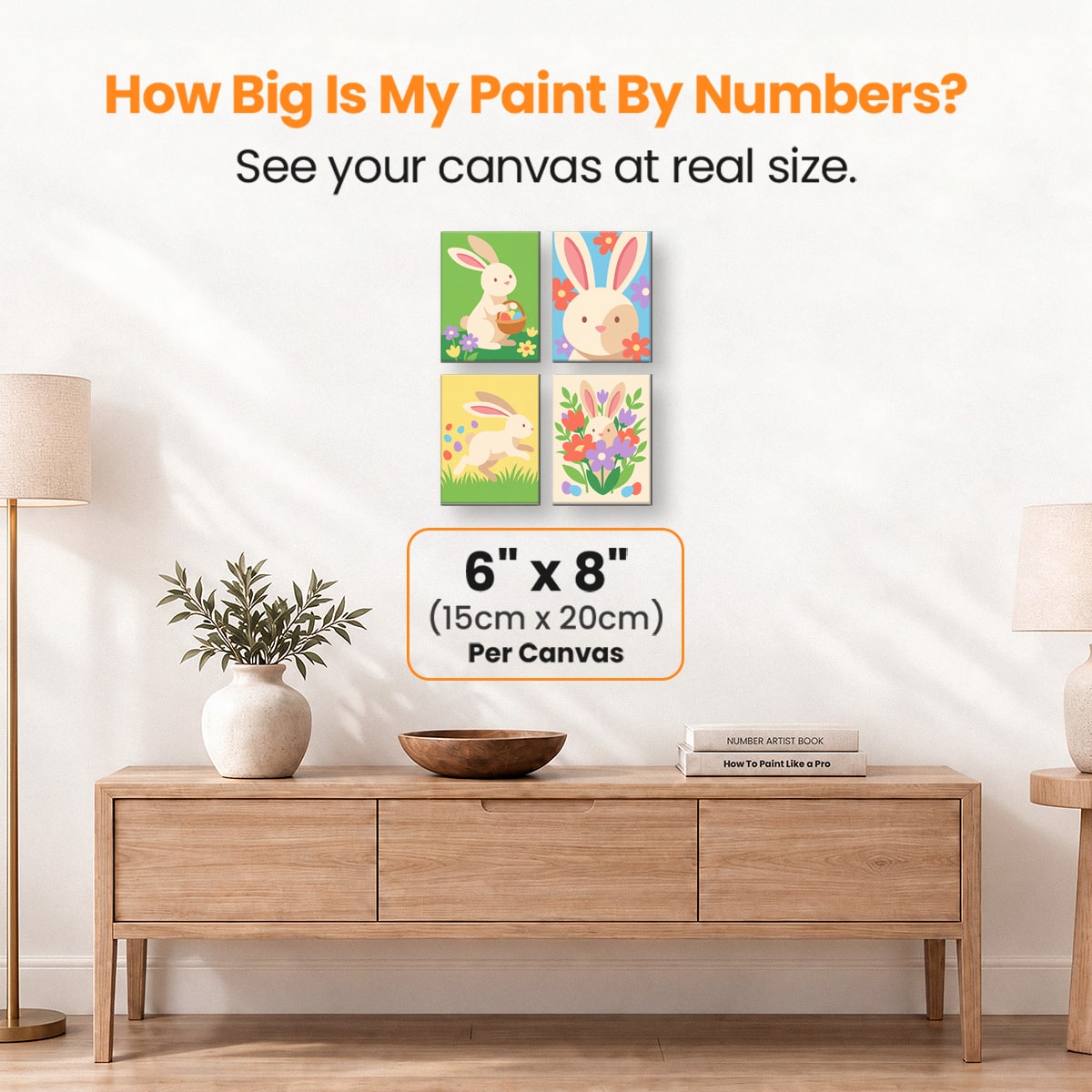 Bunny Delight - Number Artist Paint by Numbers Kits