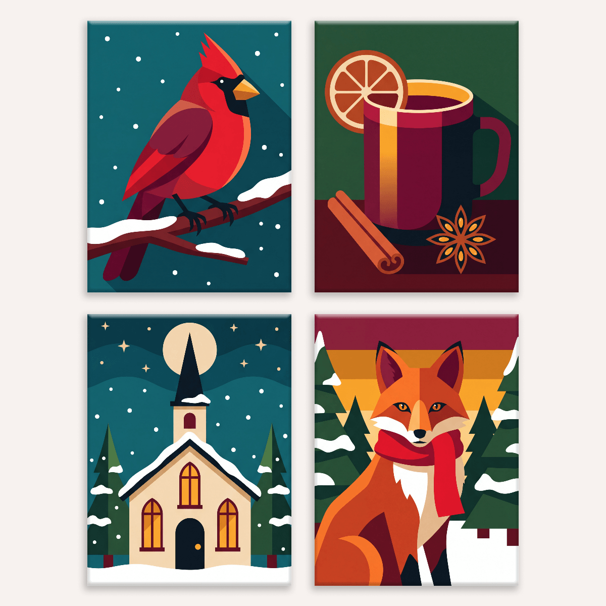Winter Comfort - Number Artist Paint by Numbers Kits