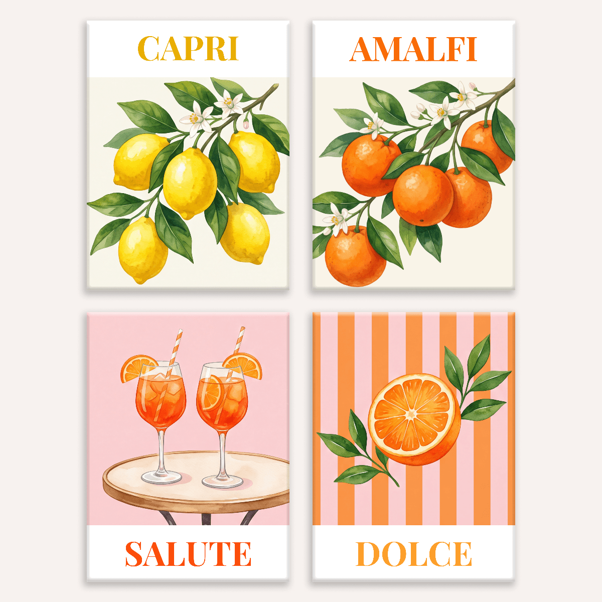Citrus Riviera - Number Artist Paint by Numbers Kits