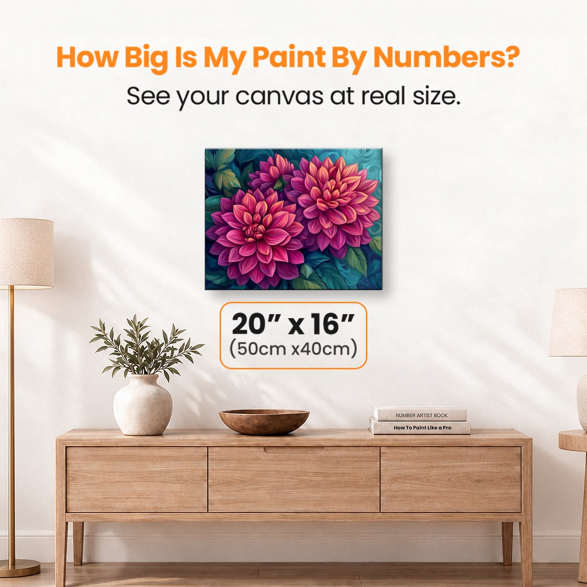 Scarlet Dahlias