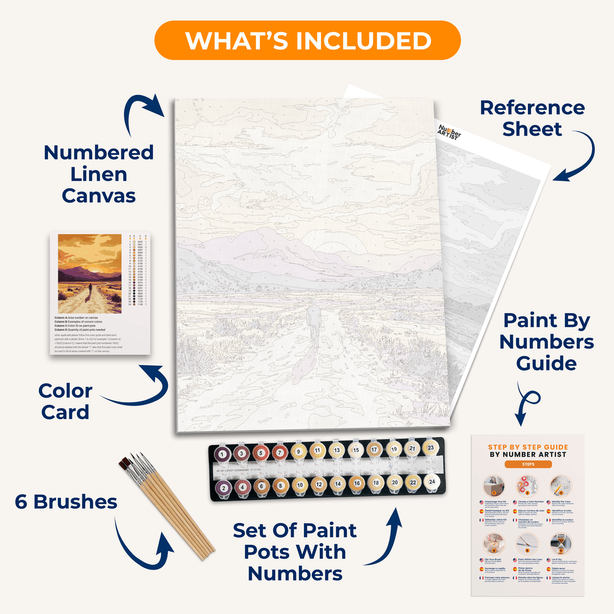 Heart of Gold - Number Artist Paint by Numbers Kits