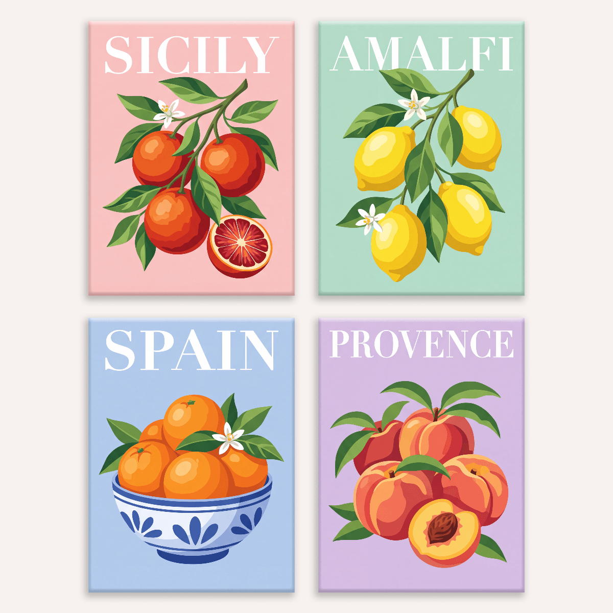 Citrus Grove - Number Artist Paint by Numbers Kits