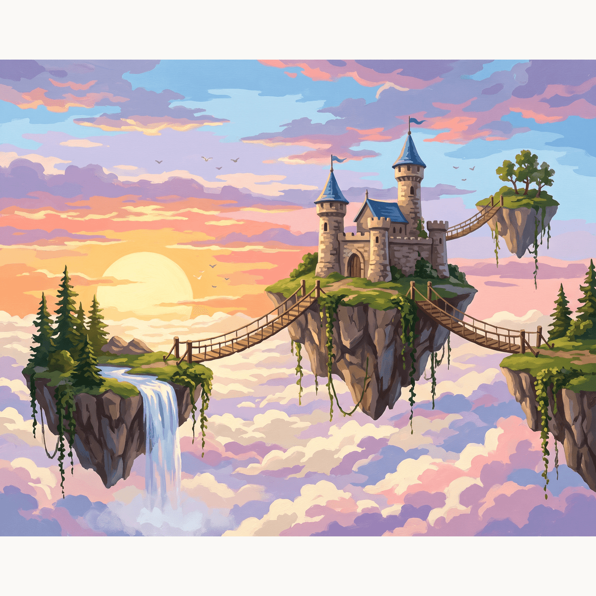 Floating Island Dreams - Number Artist Paint by Numbers Kits