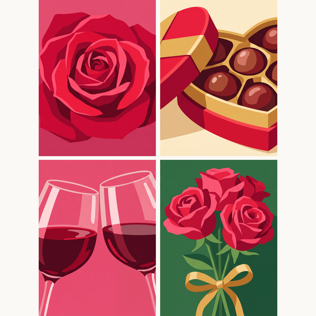 Valentine's Romance - Number Artist Paint by Numbers Kits