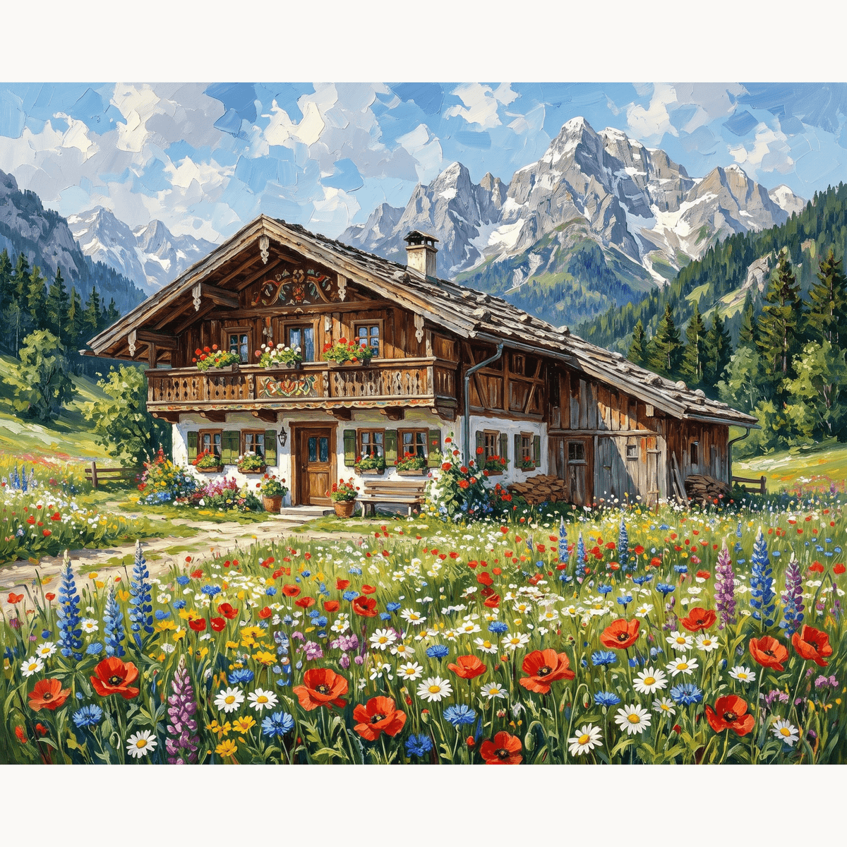 Meadow Homestead - Number Artist Paint by Numbers Kits