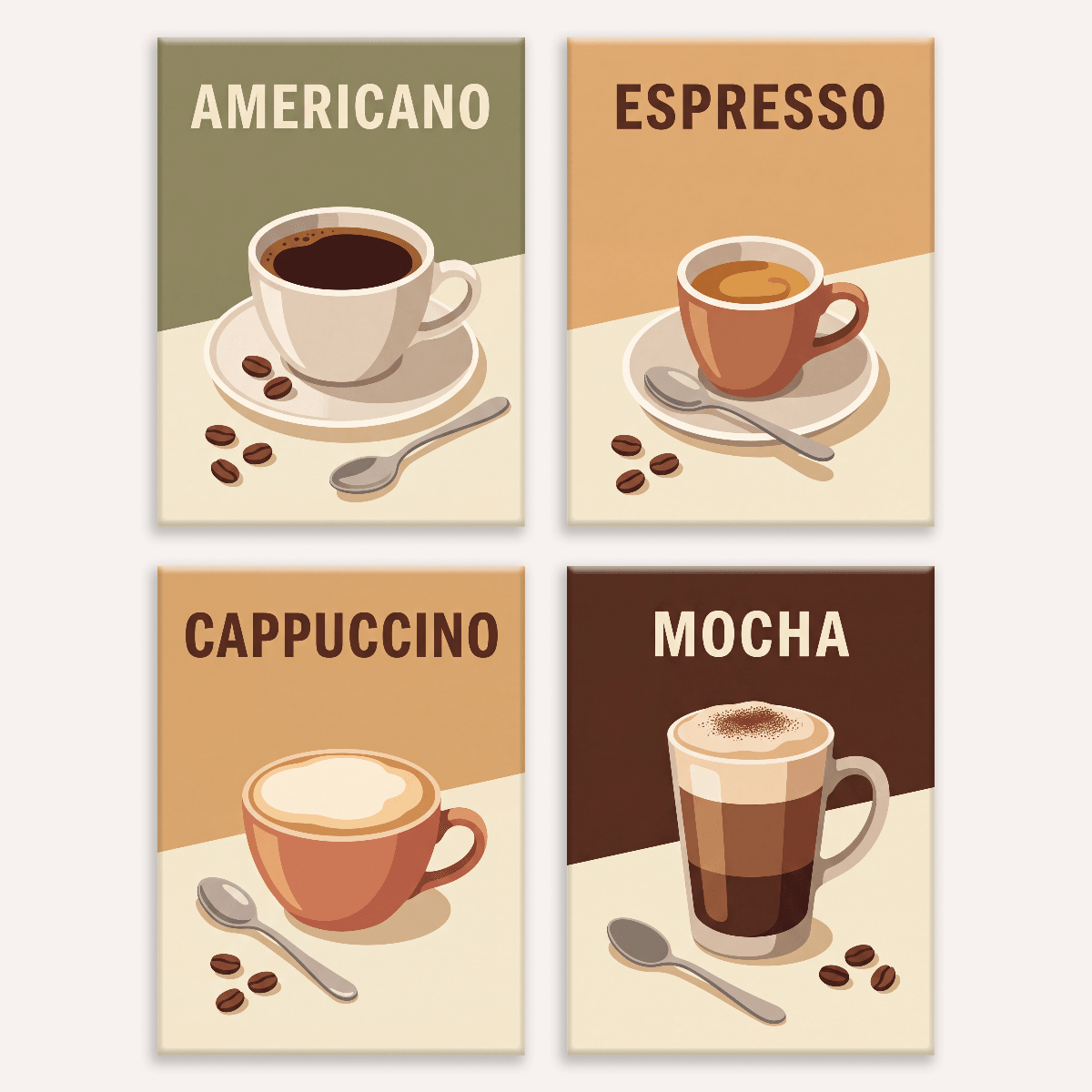 Coffee Menu - Number Artist Paint by Numbers Kits