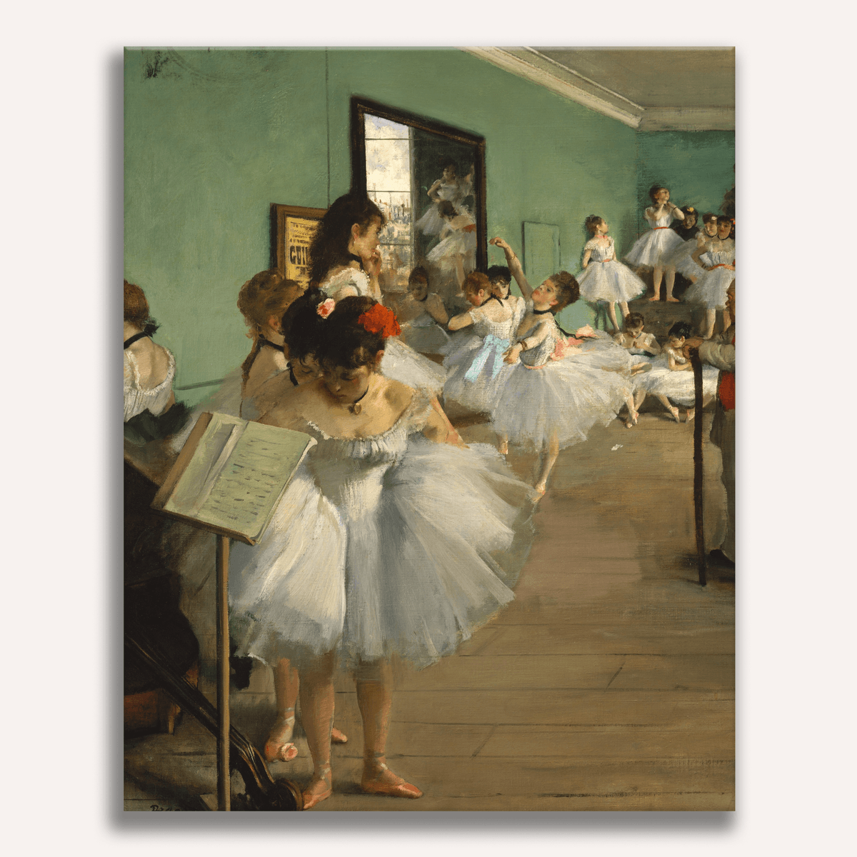 The Dance Class by Edgar Degas - Number Artist Paint by Numbers Kits
