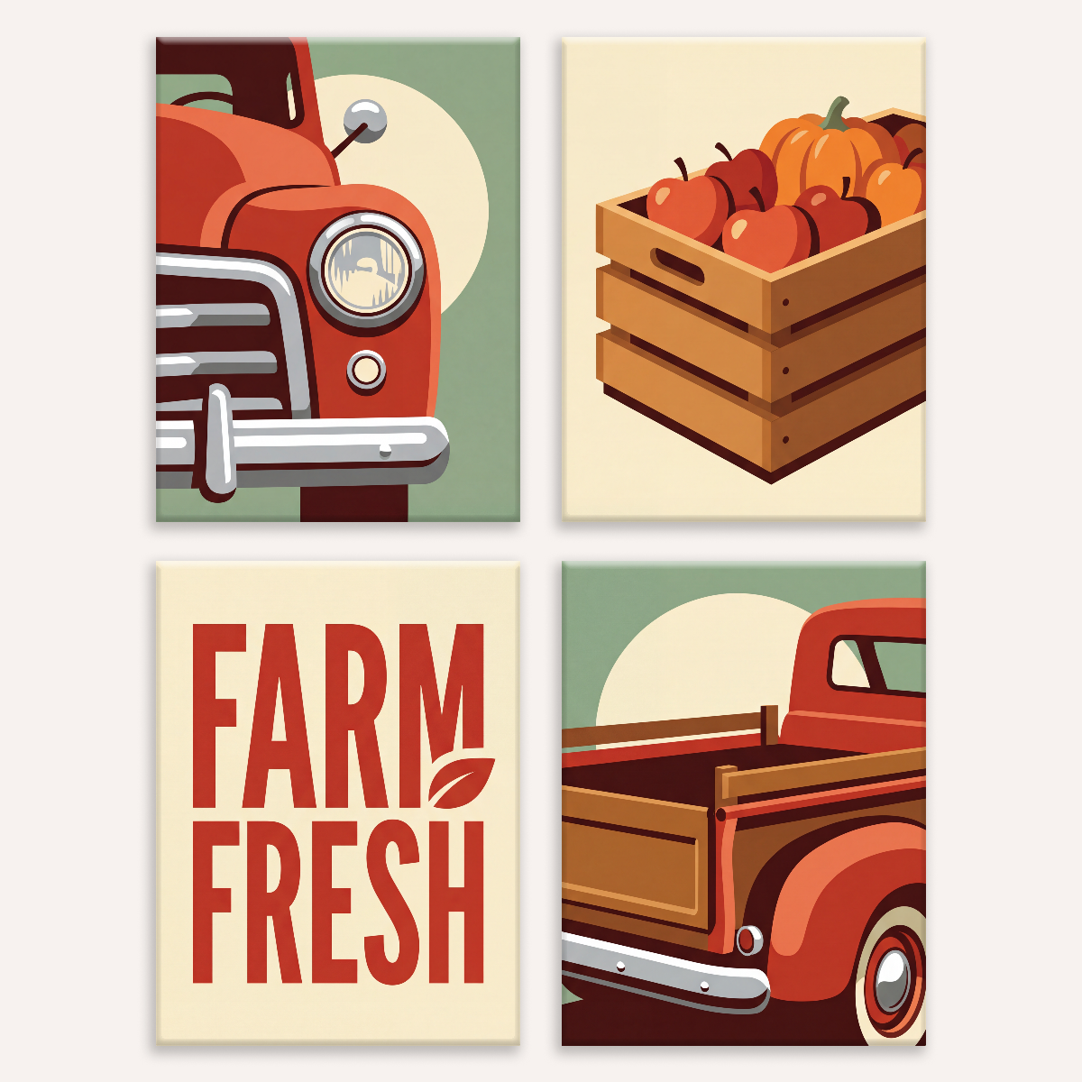Farm Truck Life - Number Artist Paint by Numbers Kits