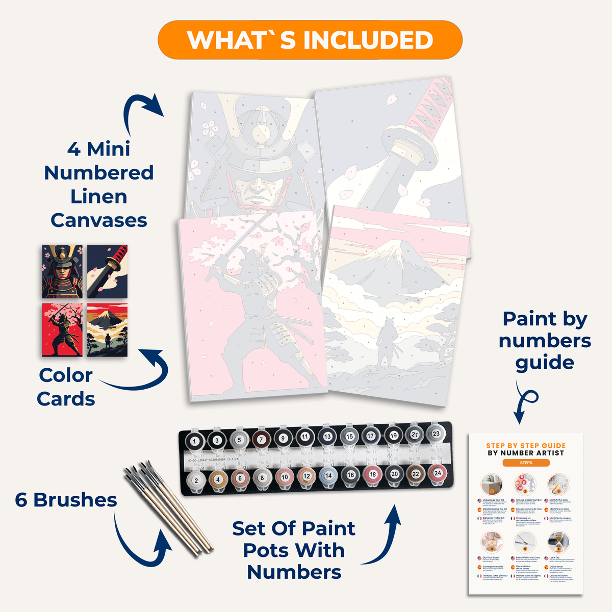 Bushido Path - Number Artist Paint by Numbers Kits