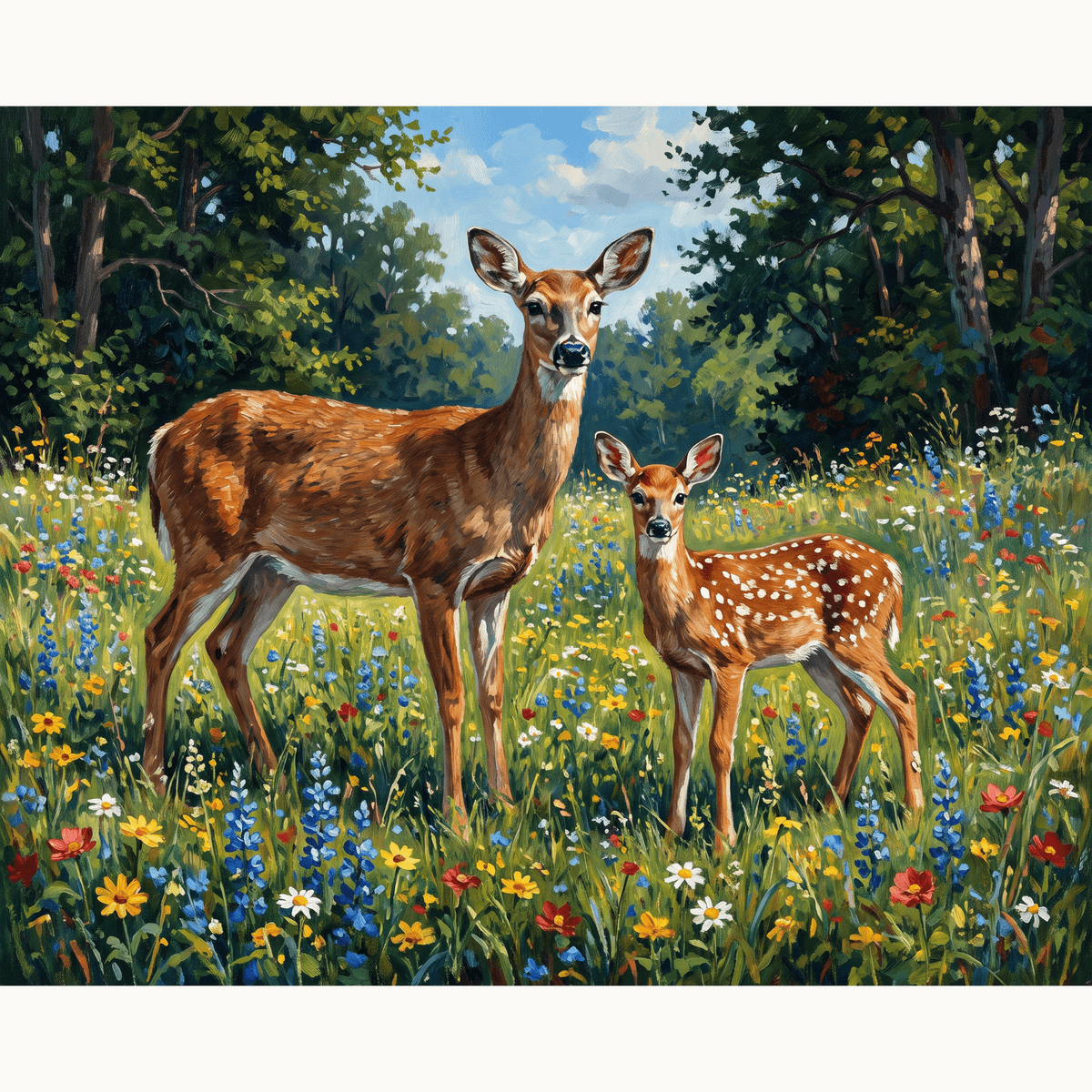 Gentle Fawn - Number Artist Paint by Numbers Kits