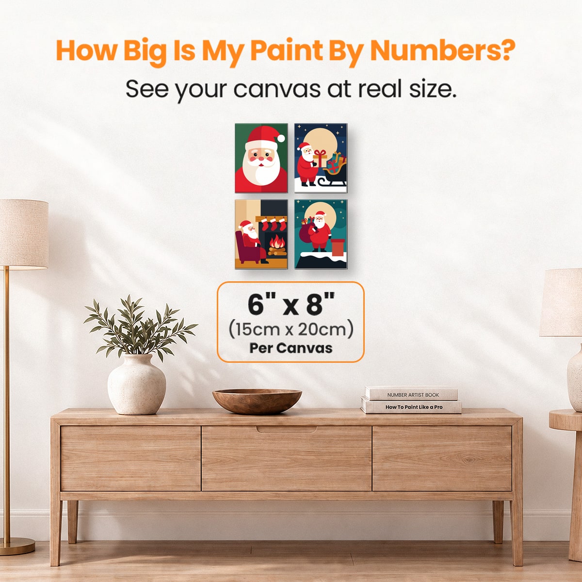 Santa Claus Magic - Number Artist Paint by Numbers Kits