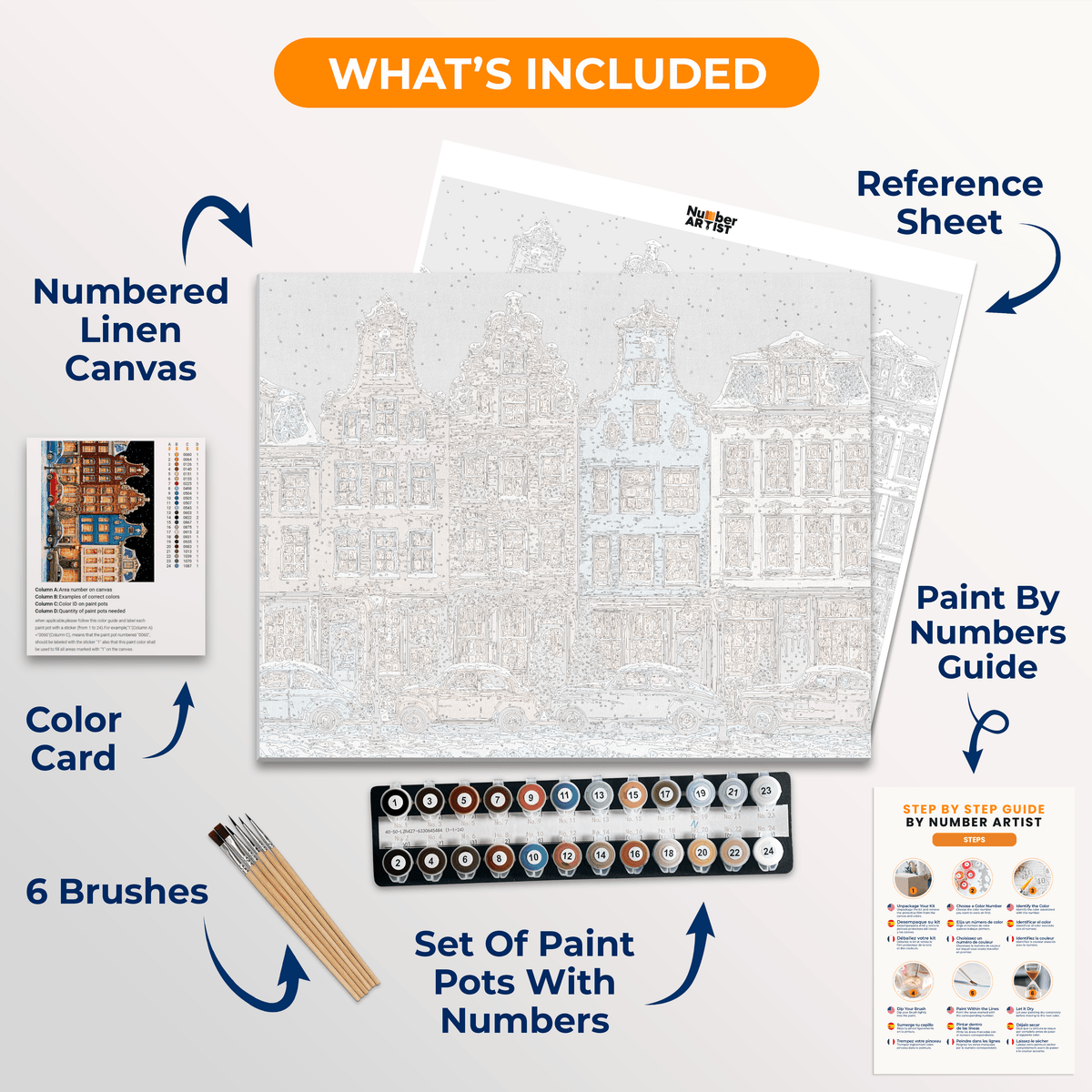 Christmas Nights - Number Artist Paint by Numbers Kits