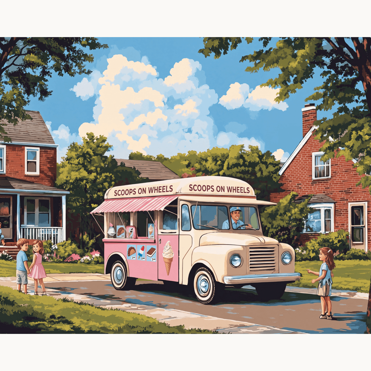 Scoops on Wheels - Number Artist Paint by Numbers Kits