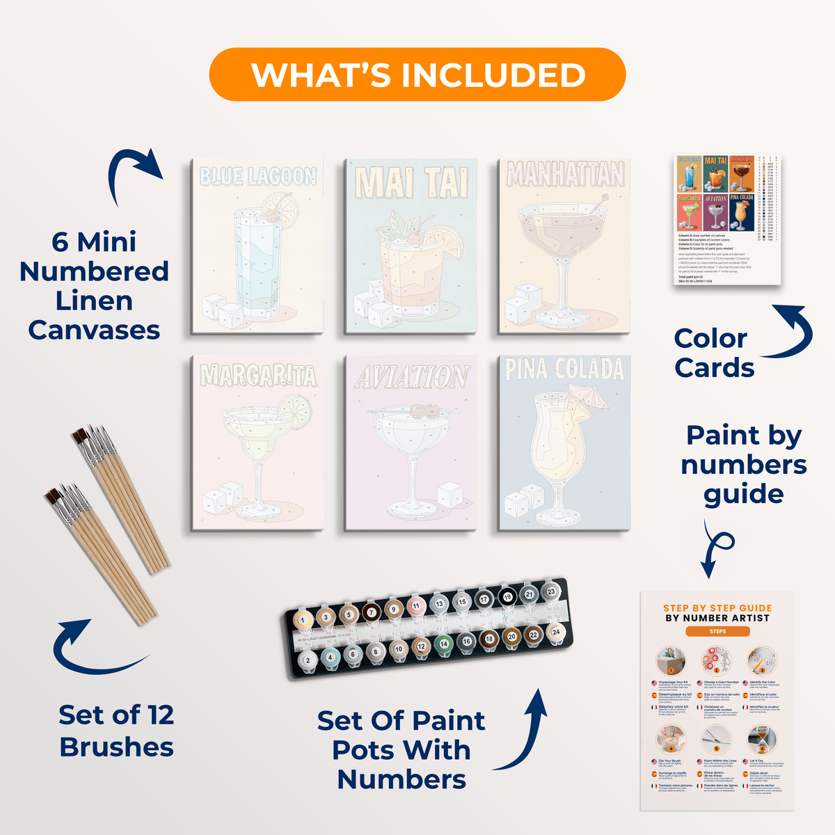 Shaken and Stirred - Number Artist Paint by Numbers Kits