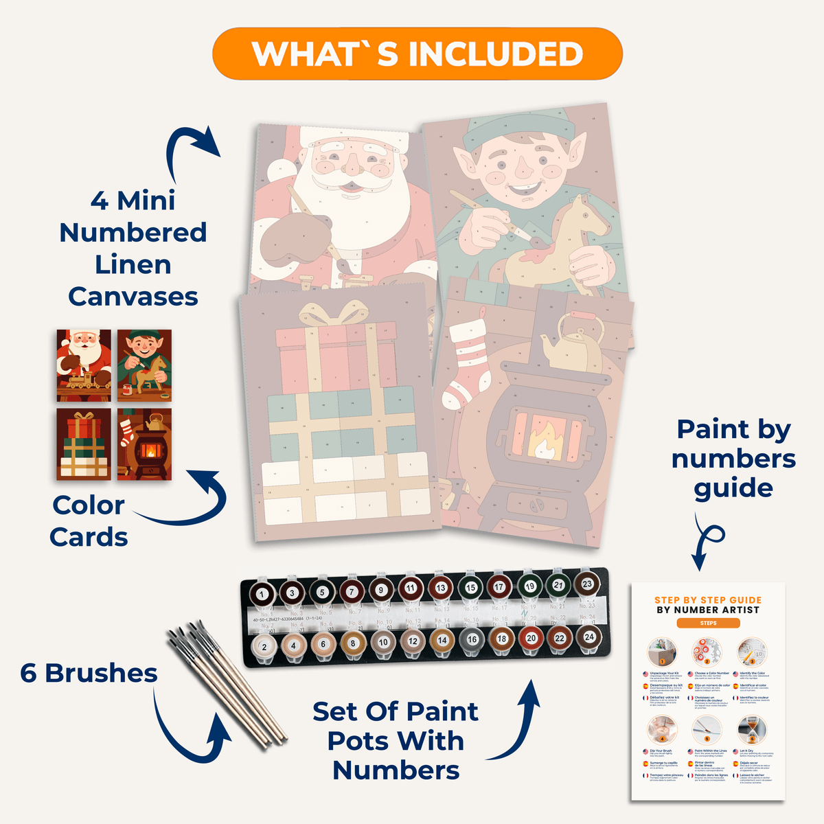 Crafted with Care - Number Artist Paint by Numbers Kits