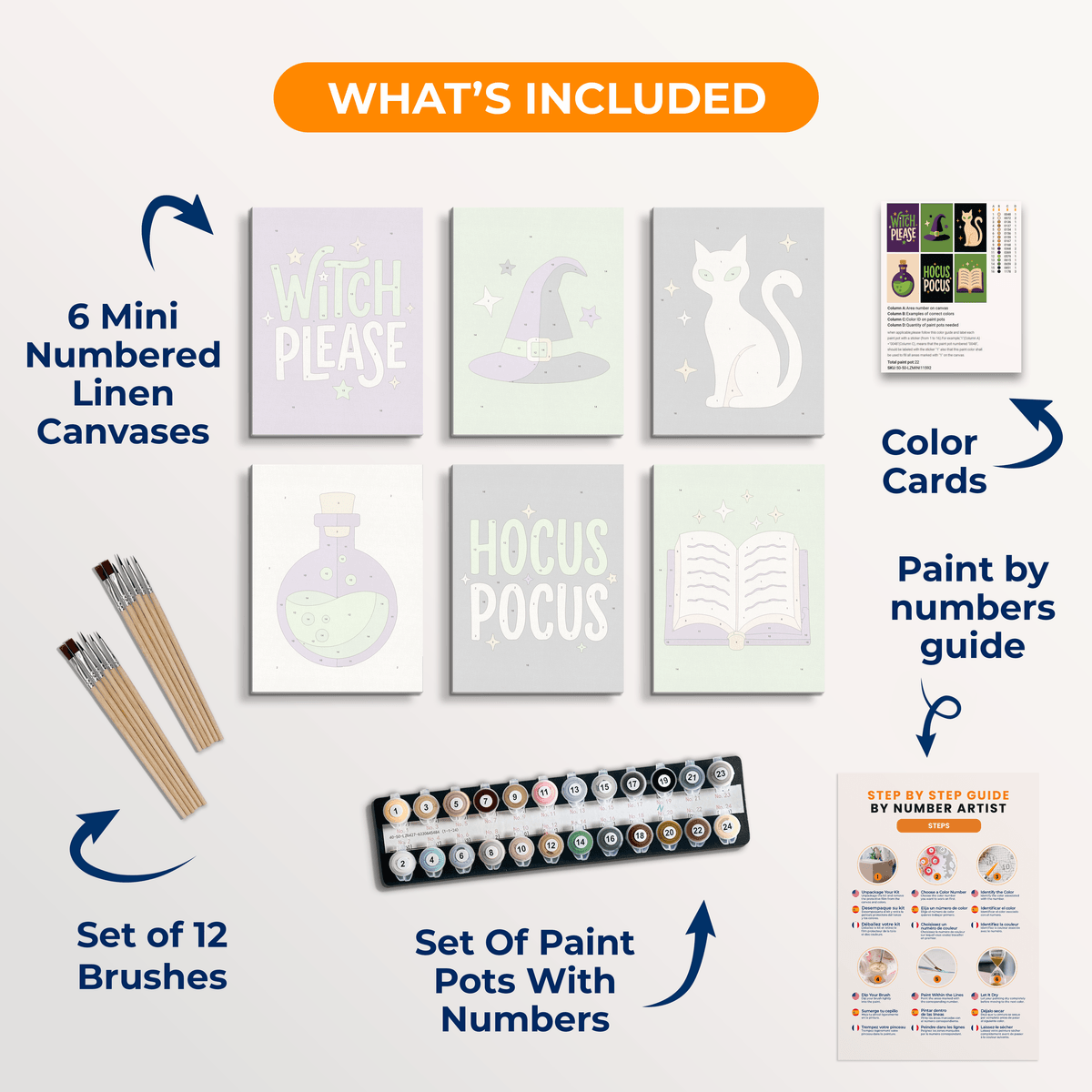 Witch Please - Number Artist Paint by Numbers Kits