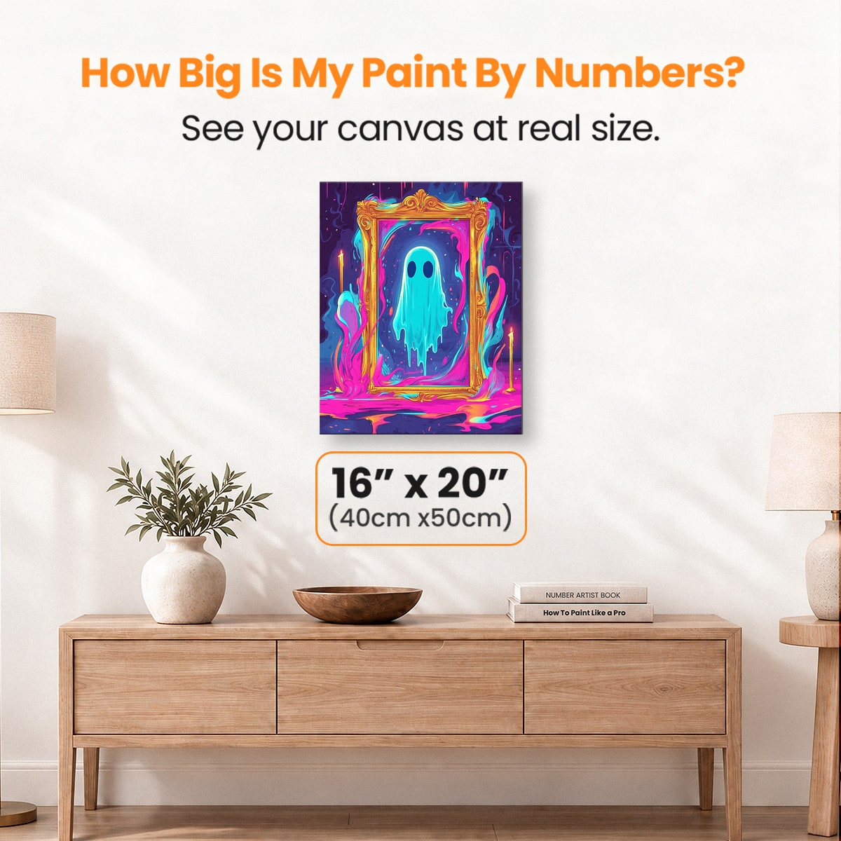 Mirror Ghost - Number Artist Paint by Numbers Kits