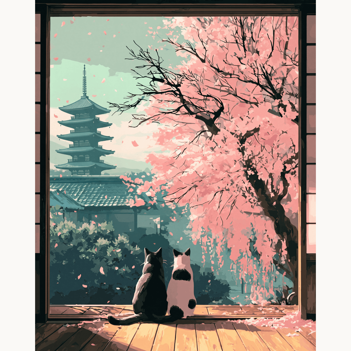 Neko Zen - Number Artist Paint by Numbers Kits
