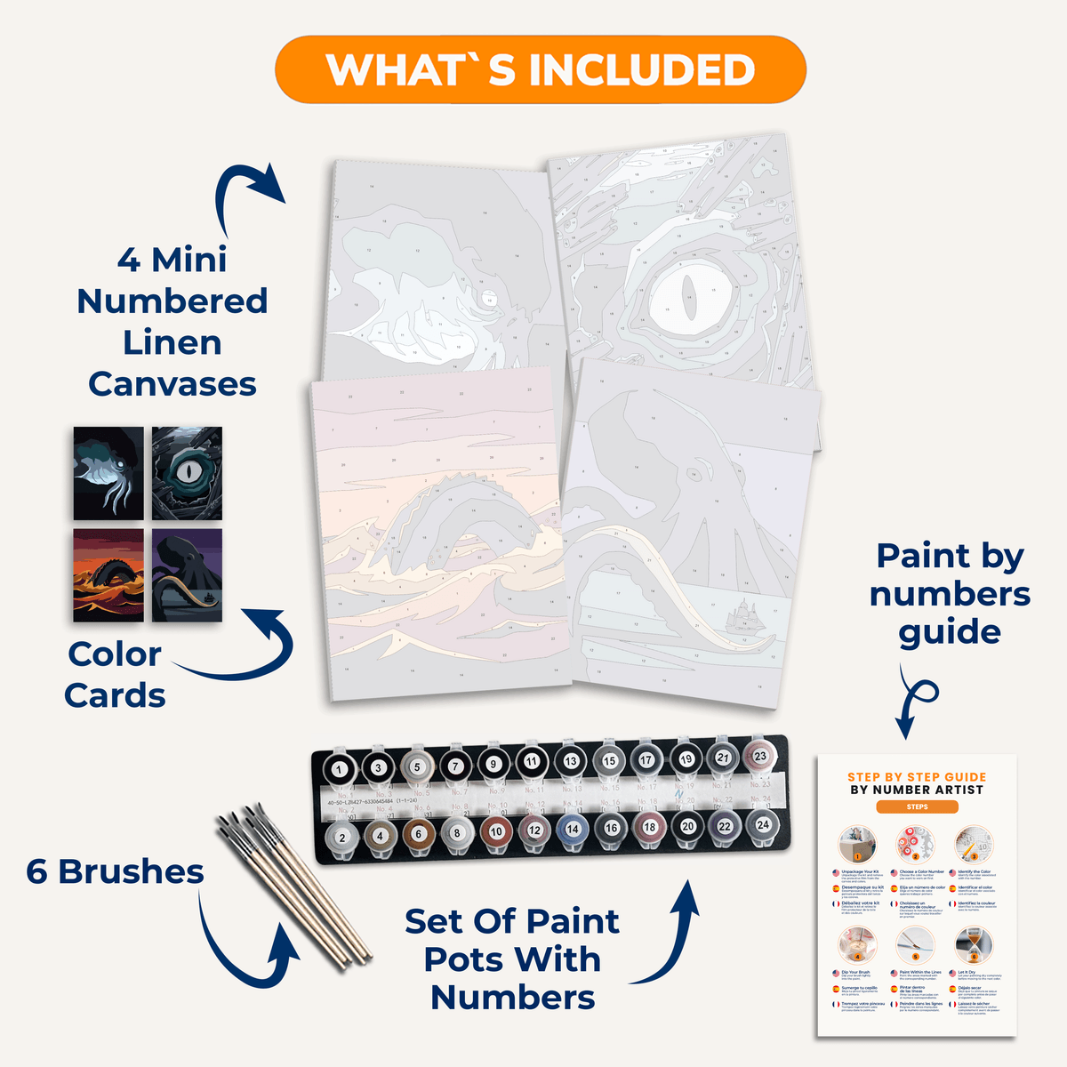 Deep Terror - Number Artist Paint by Numbers Kits