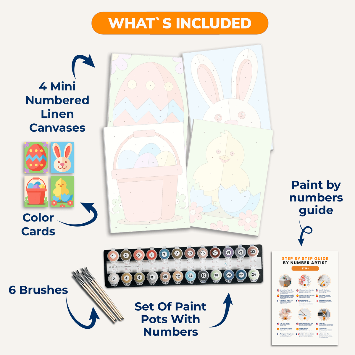 Hop Cheer - Number Artist Paint by Numbers Kits