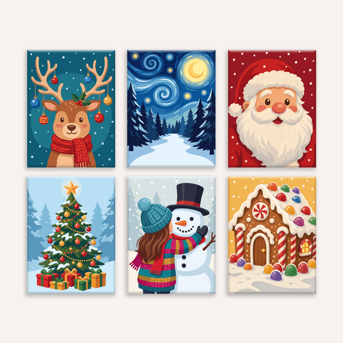 Winter Wonderland - Number Artist Paint by Numbers Kits
