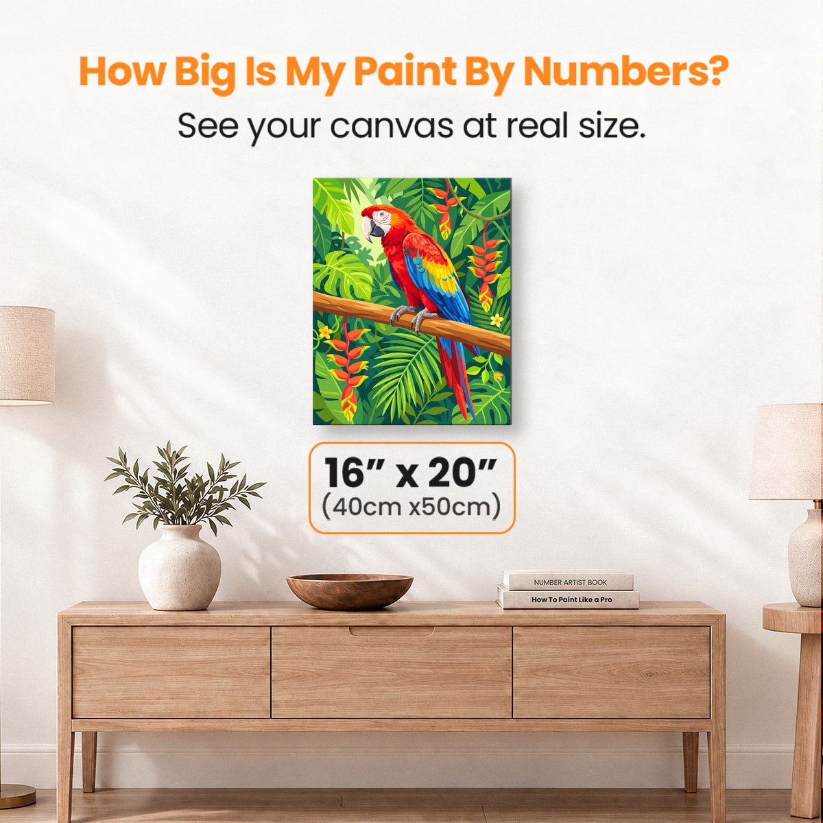 Tropical Pride - Number Artist Paint by Numbers Kits