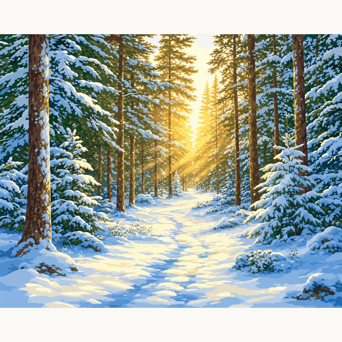 Morning Hush - Number Artist Paint by Numbers Kits