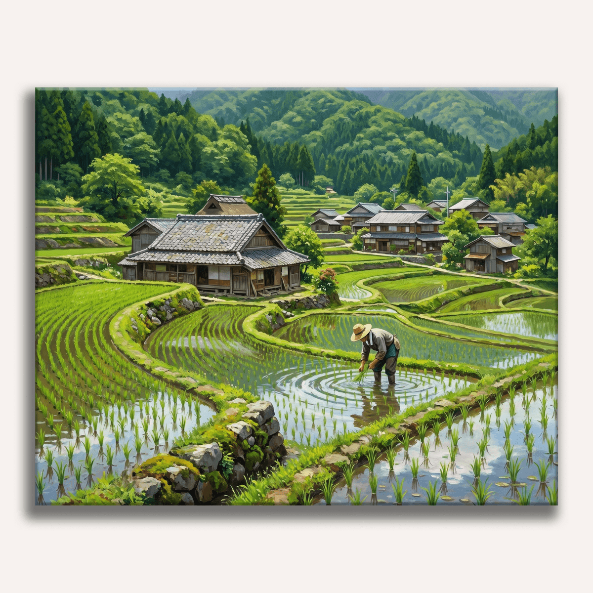 Rice Terraces - Number Artist Paint by Numbers Kits