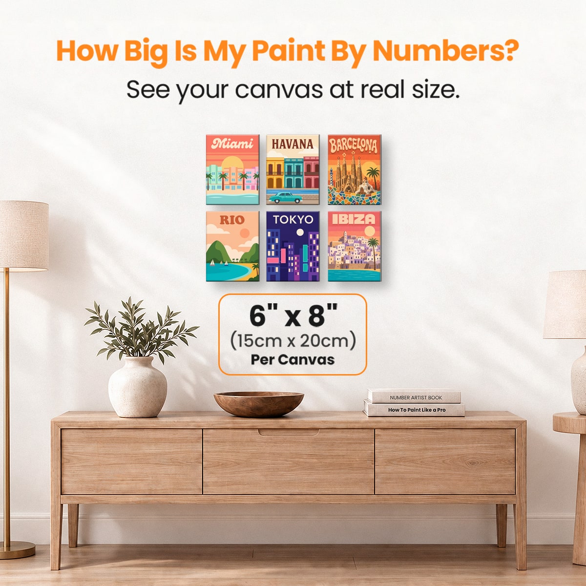 Paradise Passport - Number Artist Paint by Numbers Kits