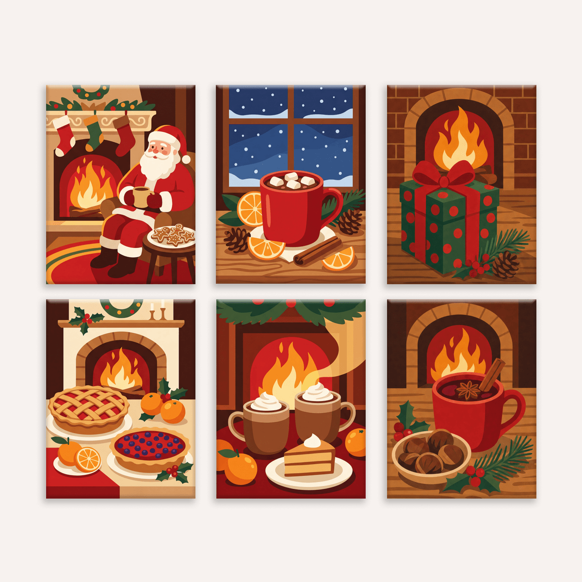 Fireside Magic - Number Artist Paint by Numbers Kits