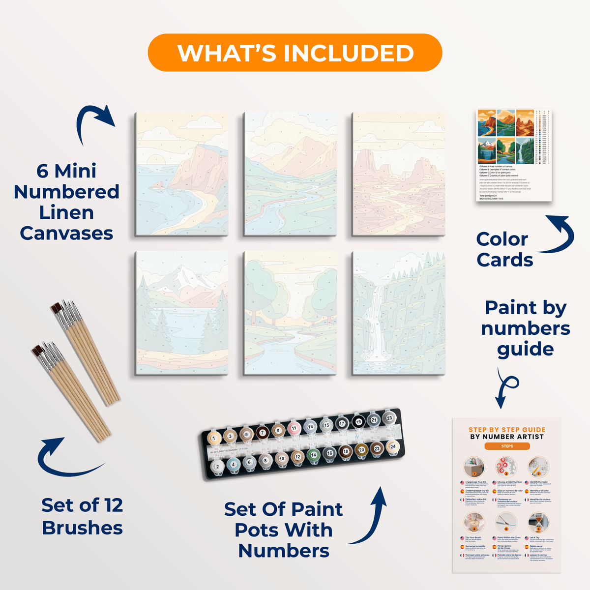 Wild Terrain - Number Artist Paint by Numbers Kits