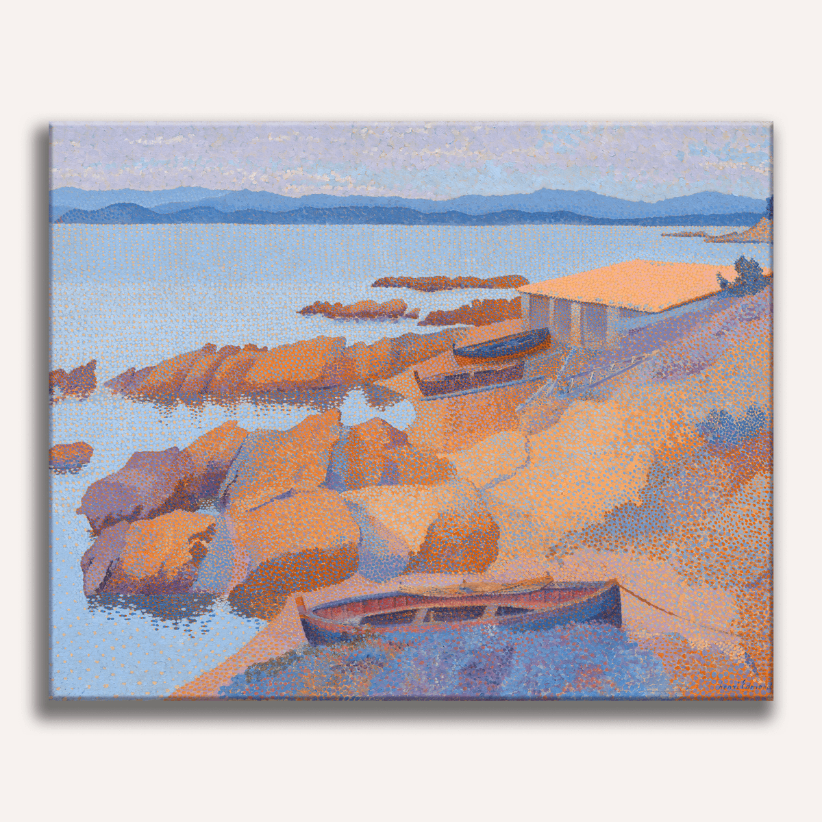 Coast near Antibes by Henri-Edmond Cross - Number Artist Paint by Numbers Kits