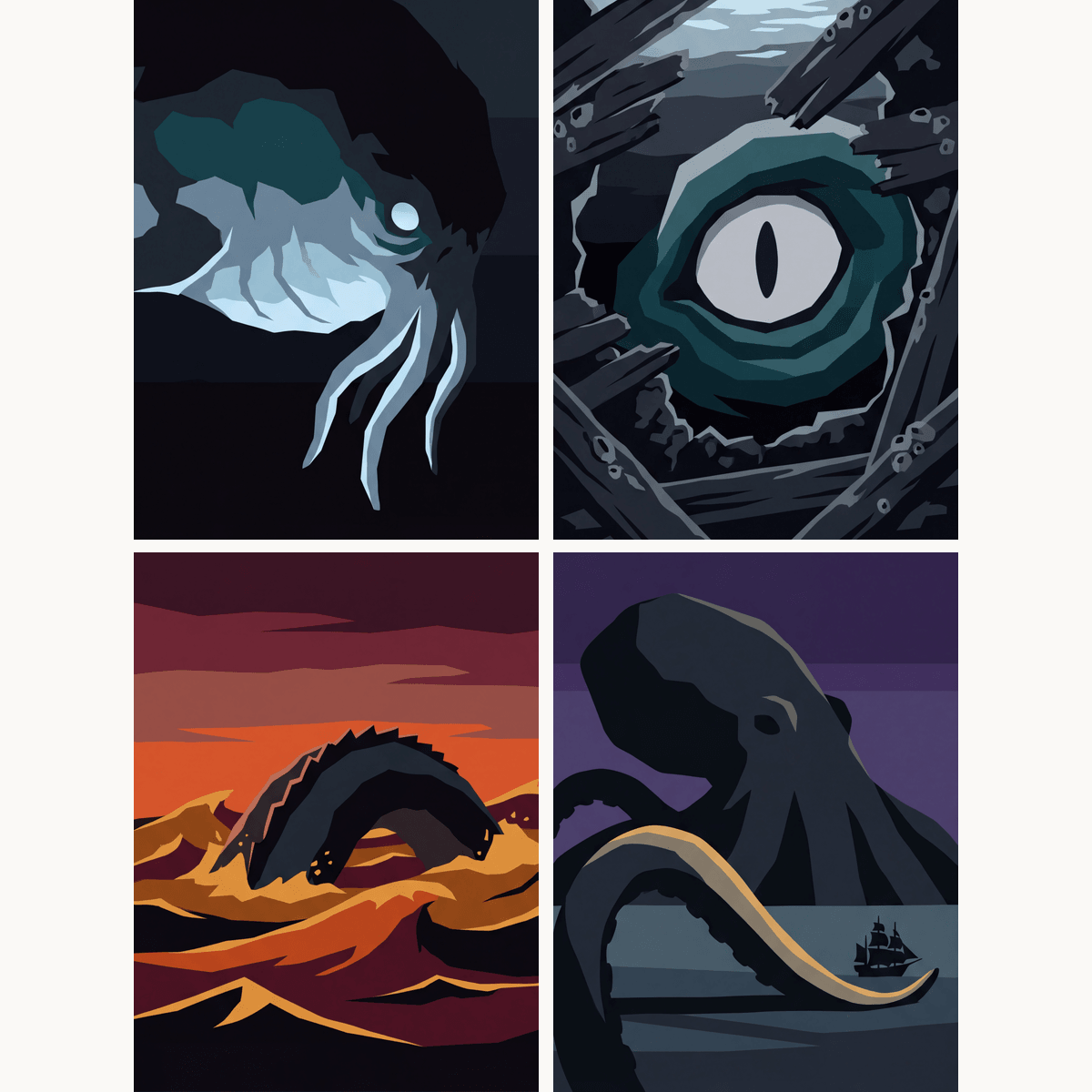 Deep Terror - Number Artist Paint by Numbers Kits