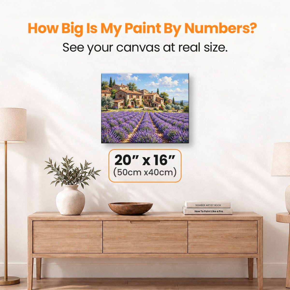 Lavender Hamlet - Number Artist Paint by Numbers Kits