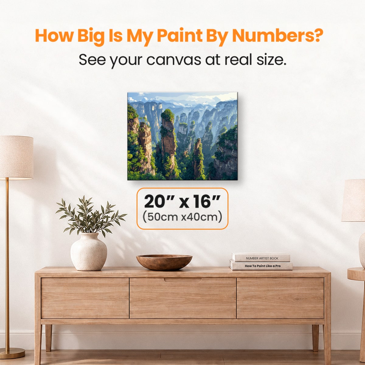 Zhangjiajie National Forest Park Paint by Numbers Kit