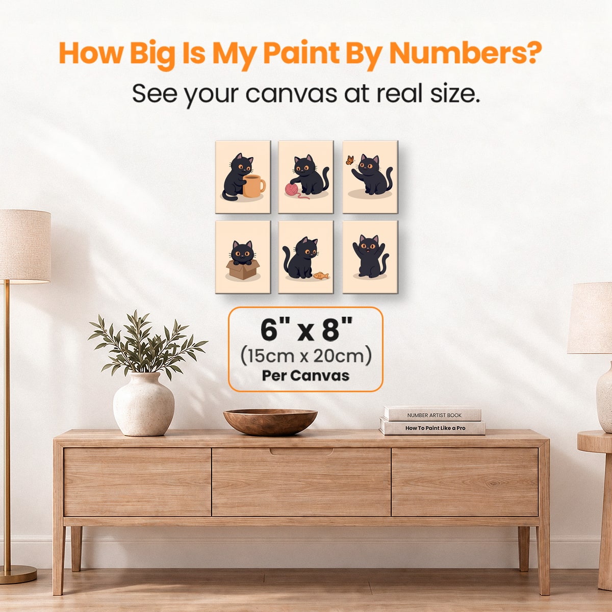 Curious Paws - Number Artist Paint by Numbers Kits