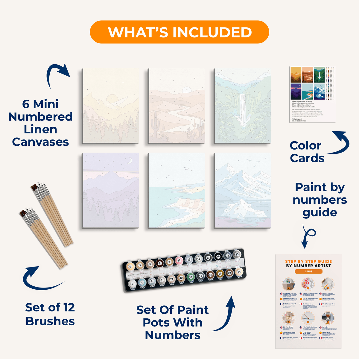 Wild Landscapes - Number Artist Paint by Numbers Kits