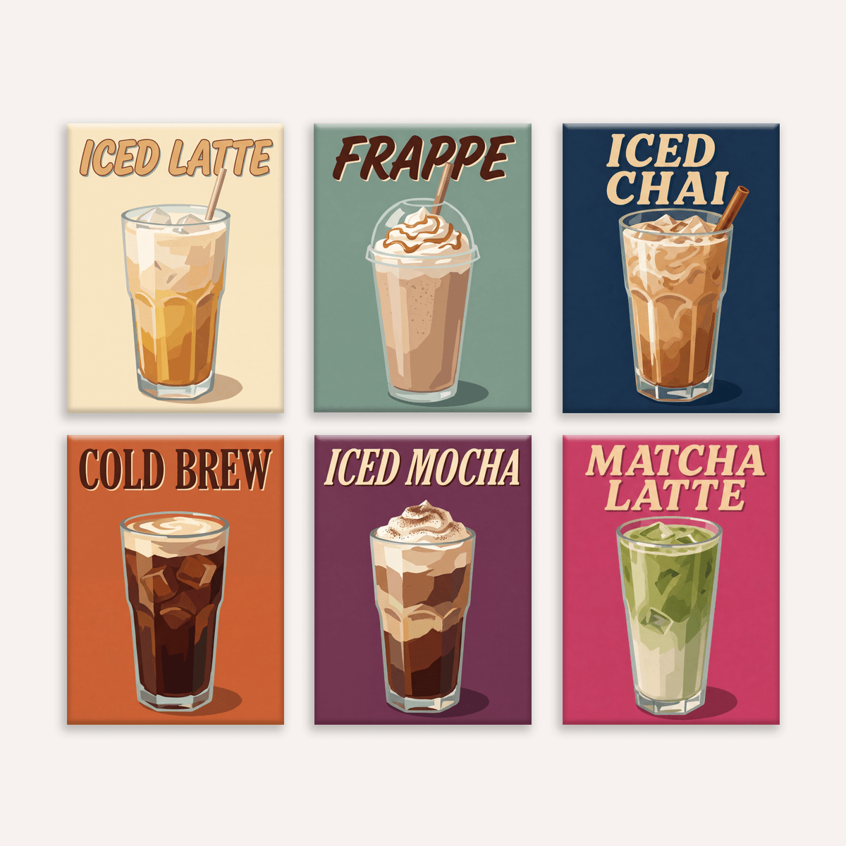 Iced Coffee Escape - Number Artist Paint by Numbers Kits