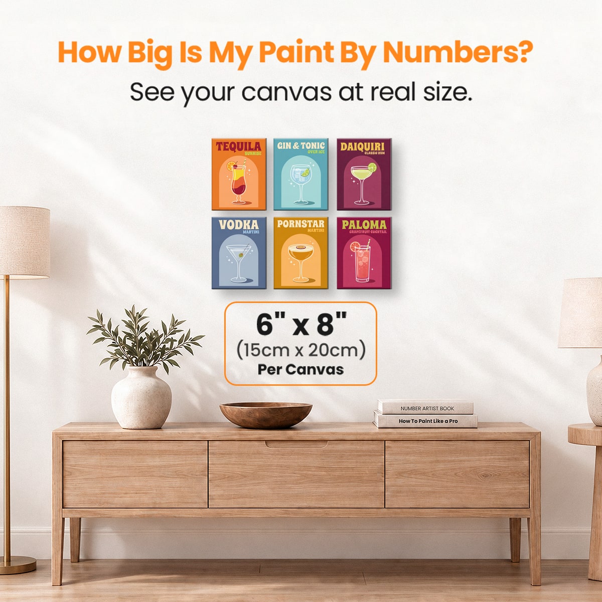 Cocktail Club Vol. 3 - Number Artist Paint by Numbers Kits