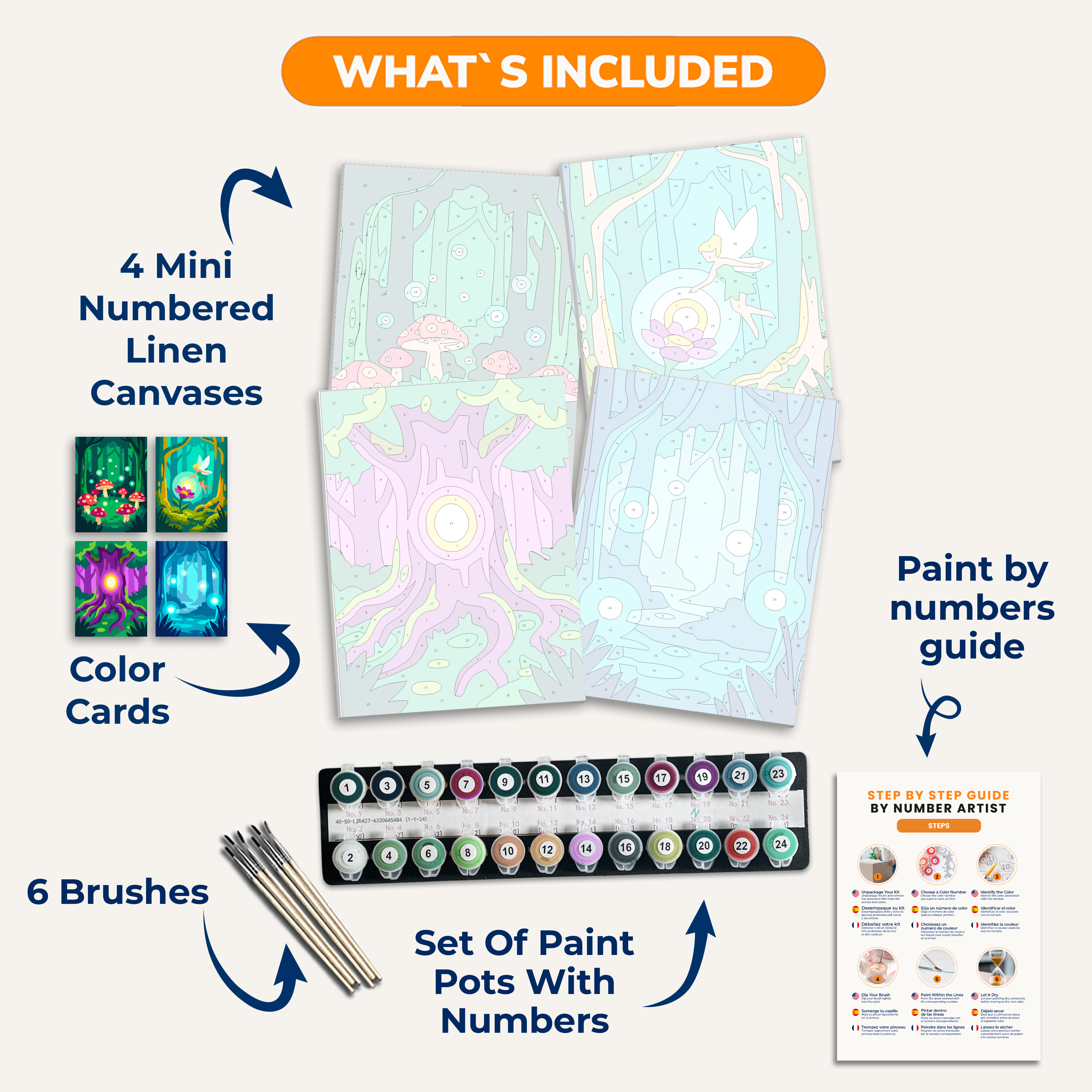 Whispering Woods - Number Artist Paint by Numbers Kits